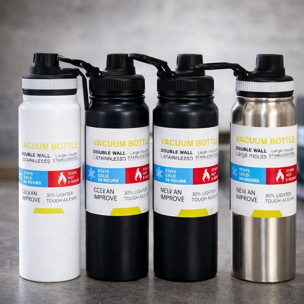 Garrafa Térmica De Água Inox 800ml