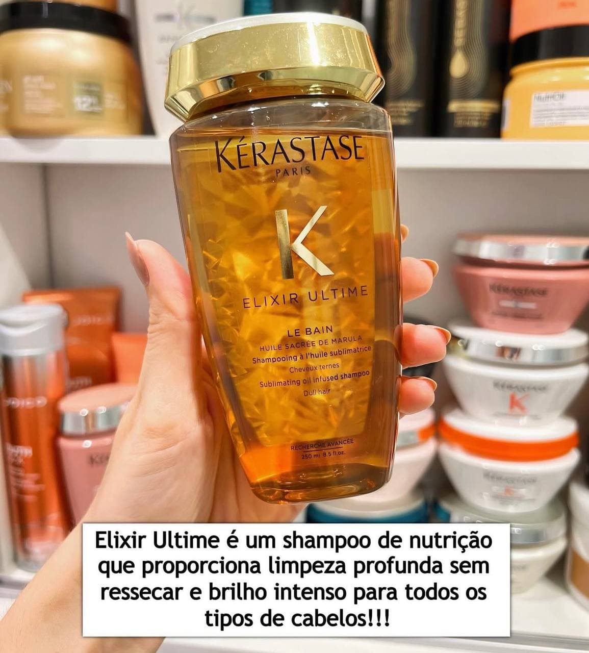 Shampoo Elixir Ultime Le Bain Kérastase 250ml