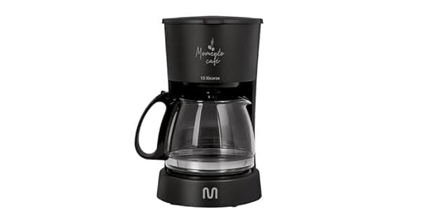 Cafeteira Elétrica 15 Xícaras 600ml com Jarra de Vidro e Filtro Reutilizável 127V 550W Preto Multi - GO035