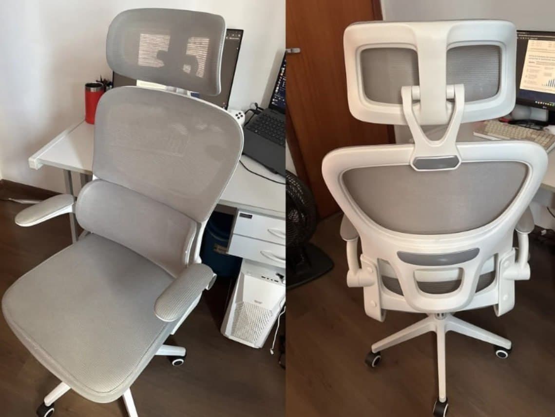 Cadeira Escritório Ergonômica Genebra G500 Luvinco Cor Cinza
