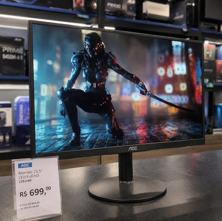 Monitor Gamer Aoc 21.5'' Full Hd Gaming 120hz