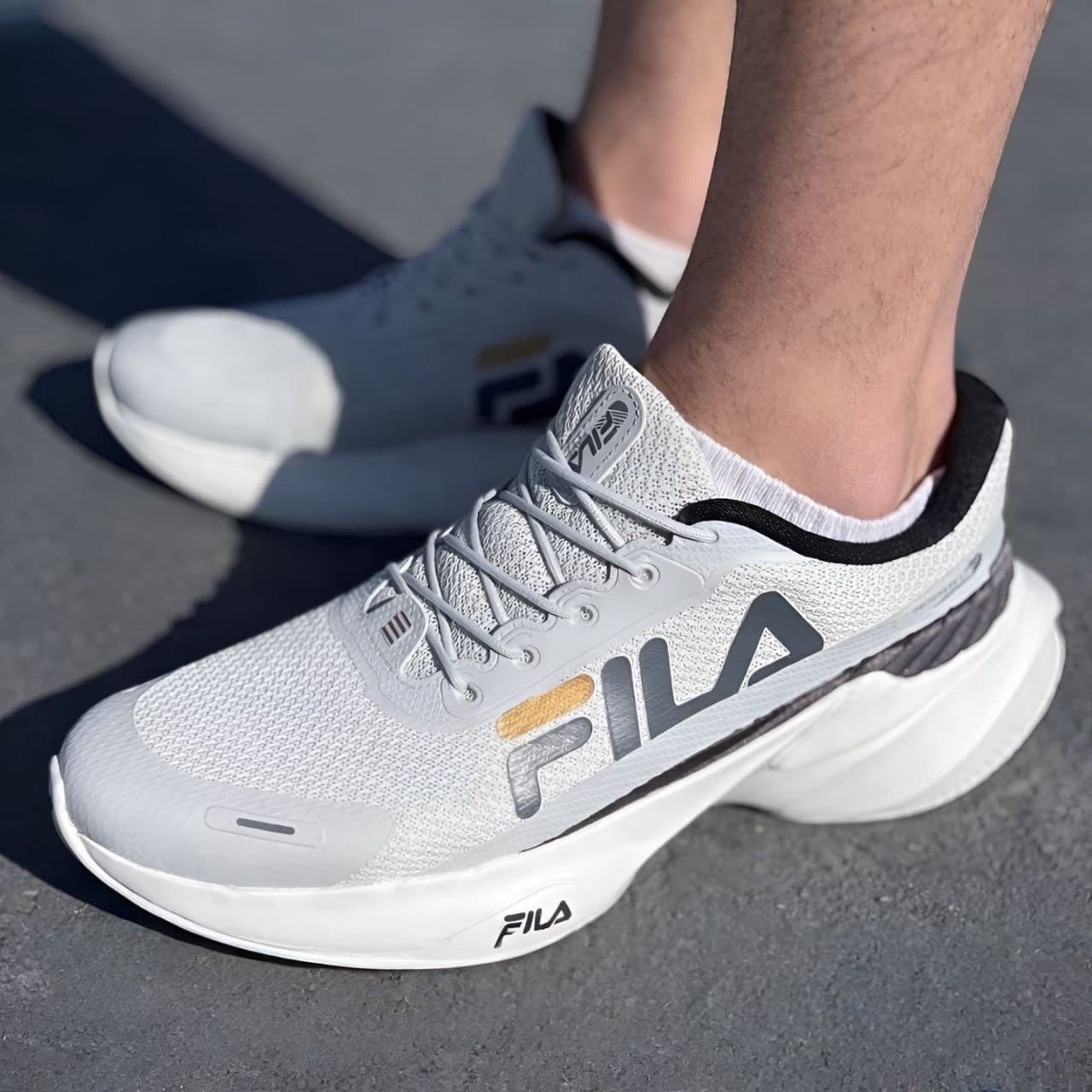 Tênis Fila Progress Lite Masculino - Cinza+Dourado