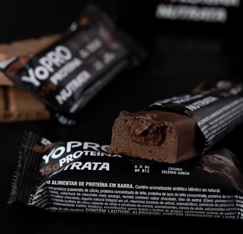 12 Unidades Barras de Proteína YoPro Chocolate
