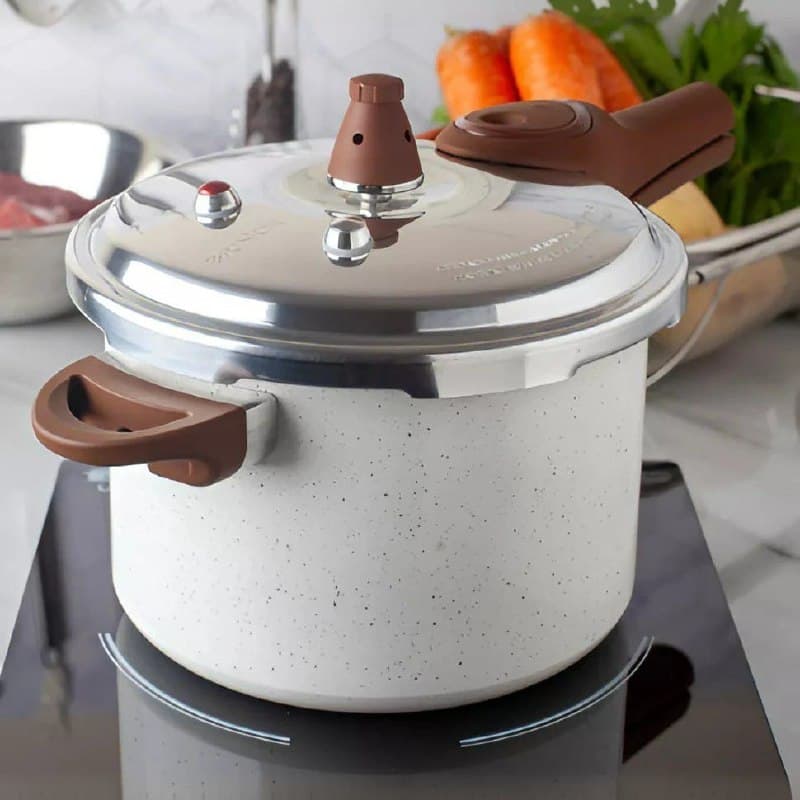 Panela de Pressão Indução com Revestimento Antiaderente Tuut 4.2l (Cream)