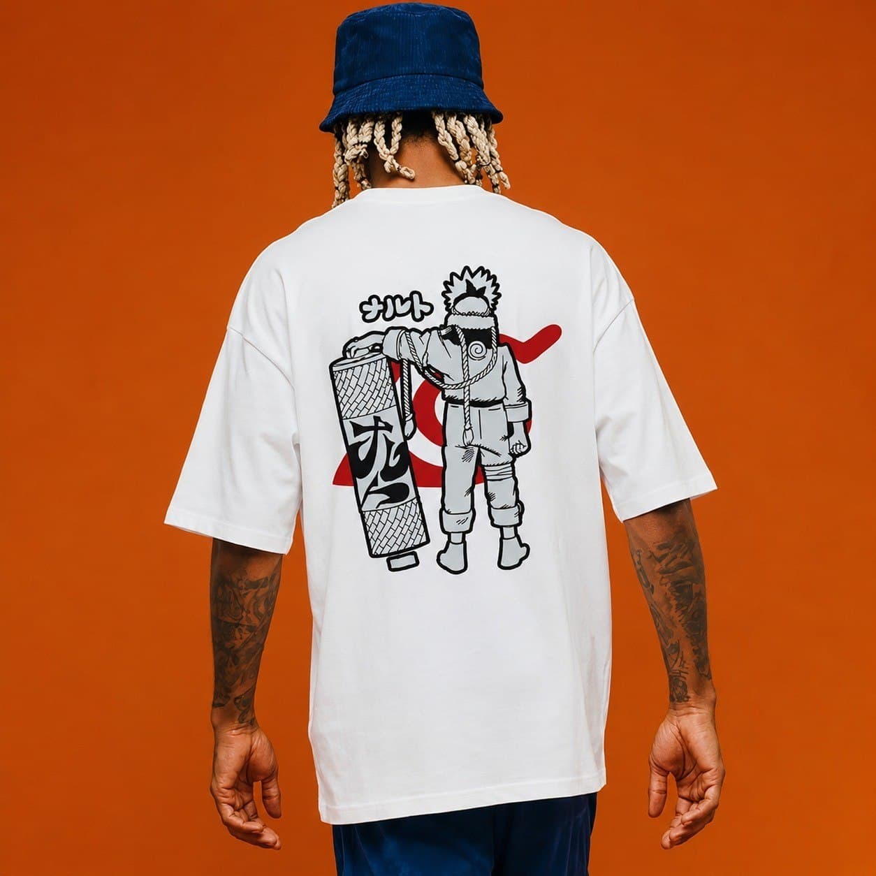 Camiseta Oversized Naruto Uzumaki