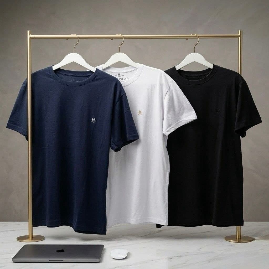 Kit 3 Camisetas Polo Wear (P/M)