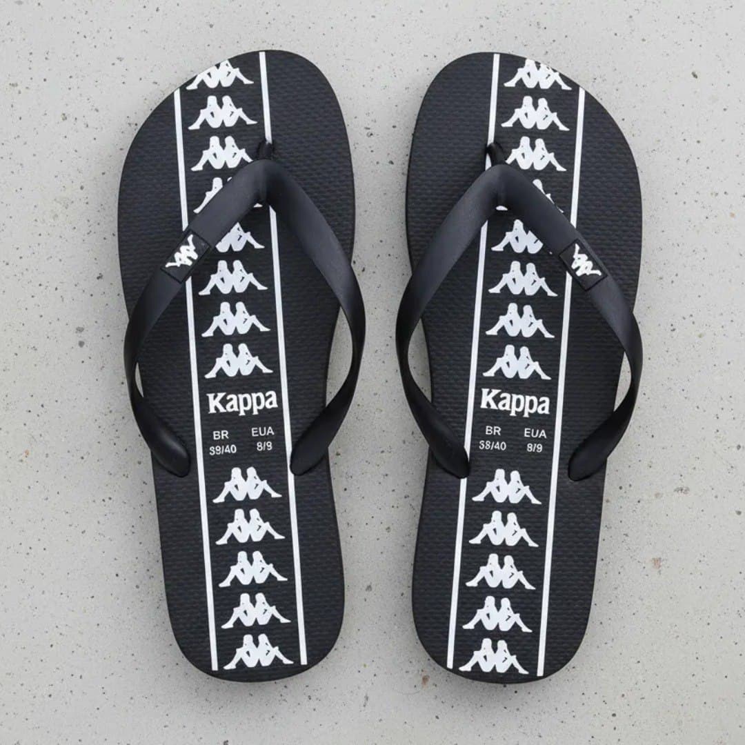 Chinelo Kappa Beach Adulto Unissex Em Borracha